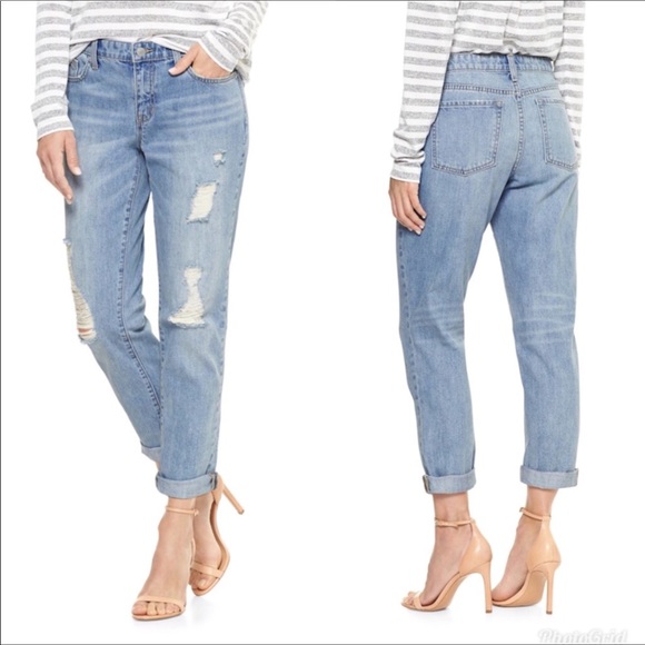 GAP Denim - ⬇️GAP Distressed Sexy Boyfriend High Rise Jeans